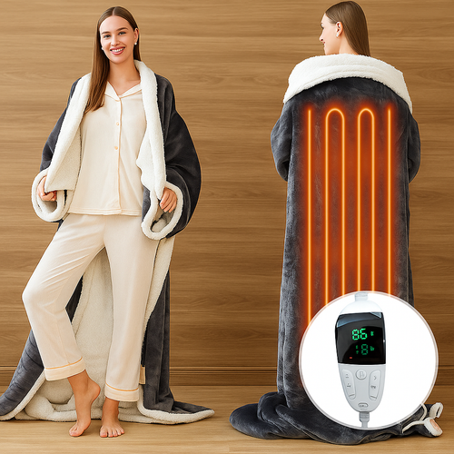 Elektrische Heizdeken – Fleece – Verstelbare Warmte – Voor Thuisgebruik
