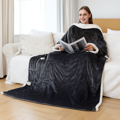 Elektrische Heizdeken – Fleece – Verstelbare Warmte – Voor Thuisgebruik