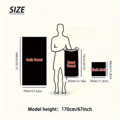 Handdoeken set – Zachte badstof – Sneldrogend – Voor badkamer