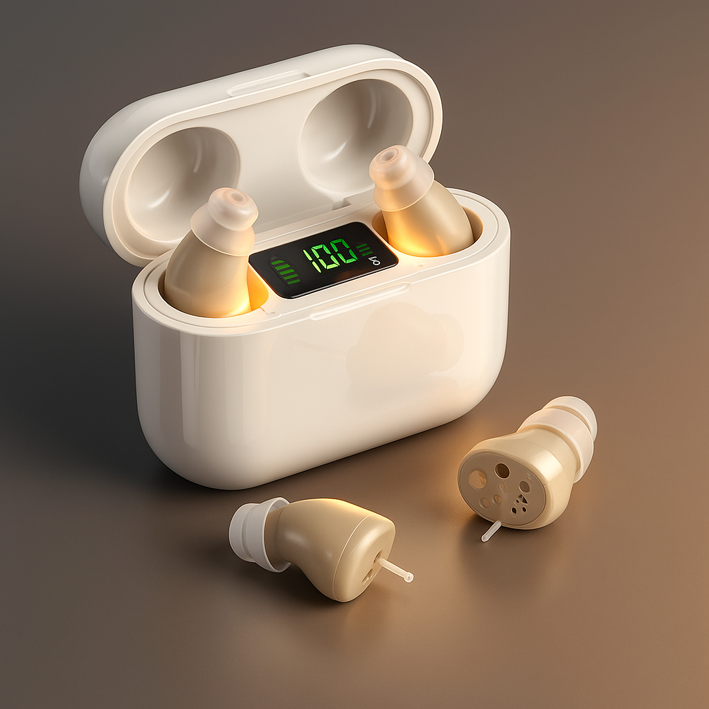 Draadloze Oordopjes – Digitale Display – Geluidsisolatie en Oplaadbaar