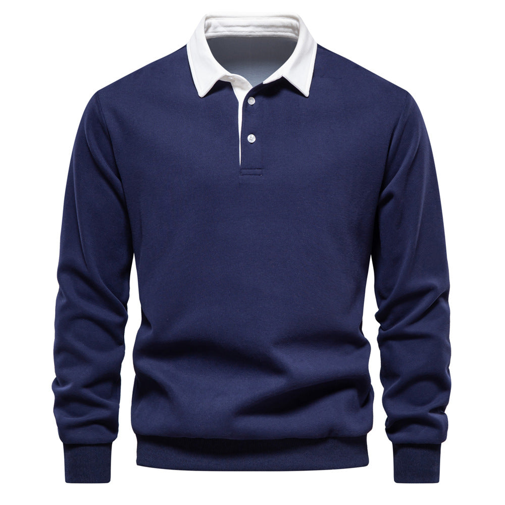 Heren Polo – Met Lange Mouwen – Voor Casual of Formele Gelegenheden