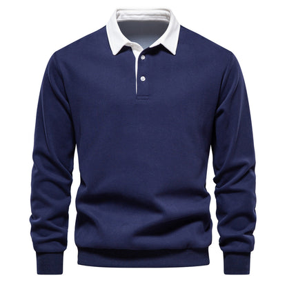 Heren Polo – Met Lange Mouwen – Voor Casual of Formele Gelegenheden