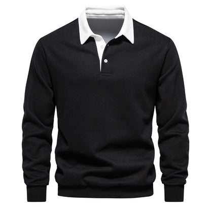 Heren Polo – Met Lange Mouwen – Voor Casual of Formele Gelegenheden