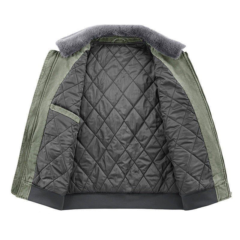 Heren Bomberjack – Warme Voering – Met Zakken – Voor Koude Dagen