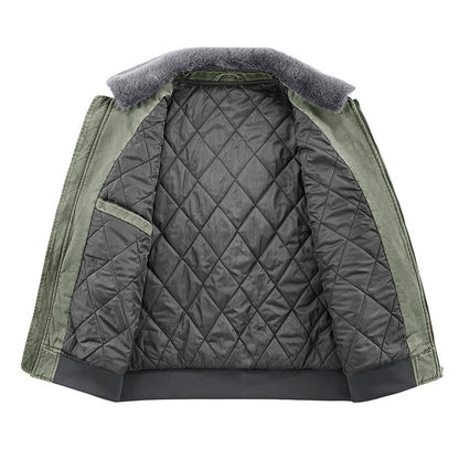 Heren Bomberjack – Warme Voering – Met Zakken – Voor Koude Dagen