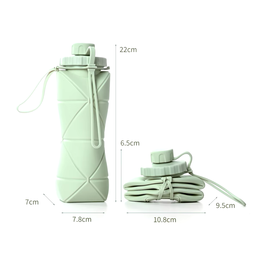 Opvouwbare Waterfles – Compact – Voor Reizen en Outdoor