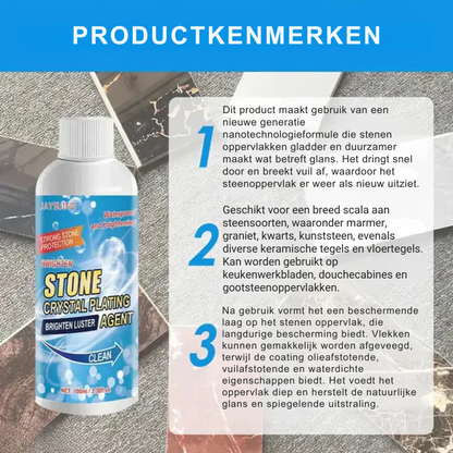 CrystalPlate Cleaner – Krachtige Steenreiniger Voor Moeiteloze Vlekkeloze Oppervlakken