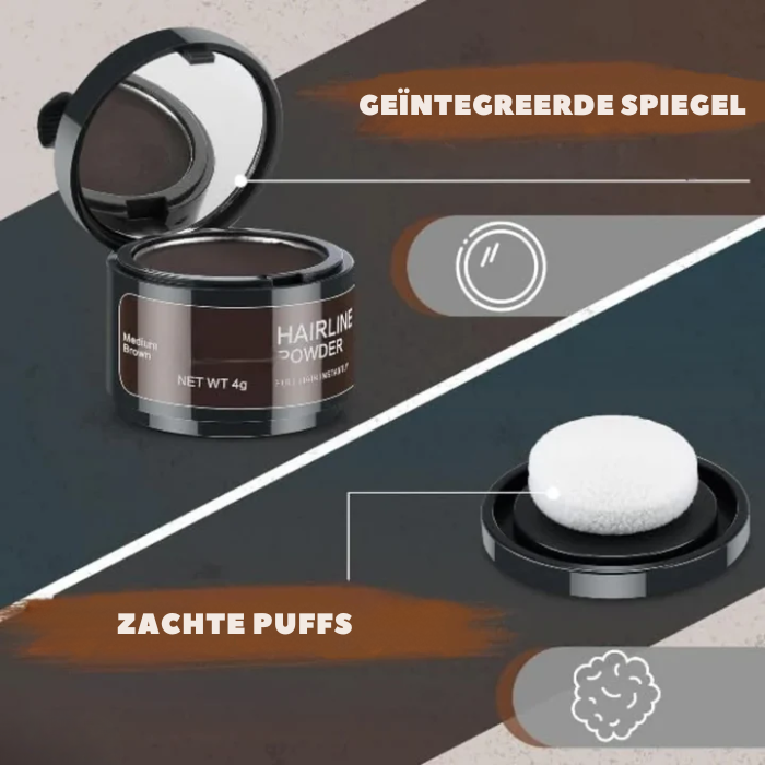 Veronni Hairline Powder – Verberkt hairline – Gemakkelijk in gebruik