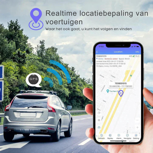 EaseFind GPS Tracker – Real-Time Voertuiglocatie