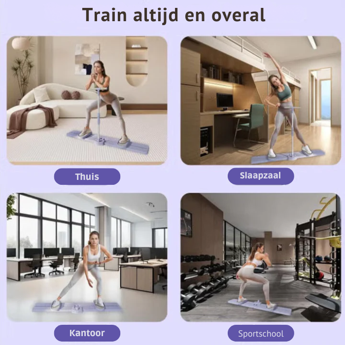 Fitness Apparaat – Volledige lichaamsworkout – Billen & benen vormen – Thuisgebruik