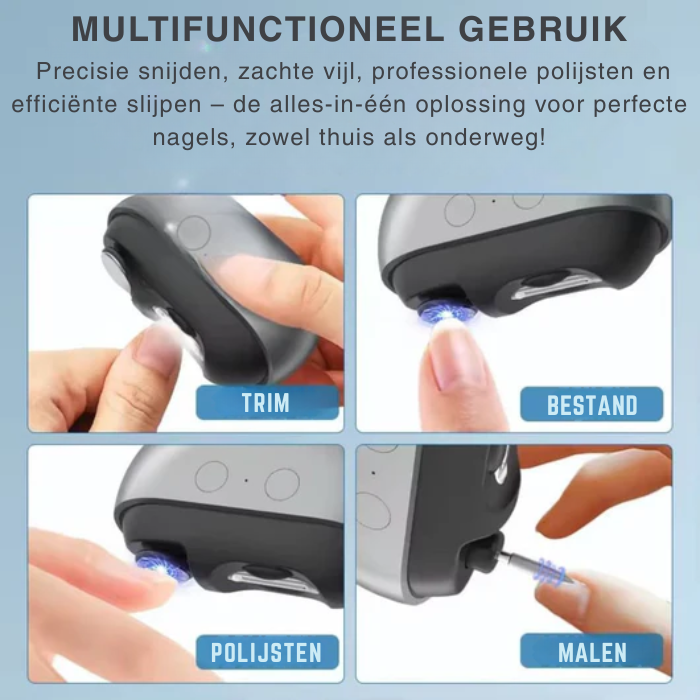 CareClip Nail Tool – Veilige Pijnloze Nagelverzorging Met Eén Klik