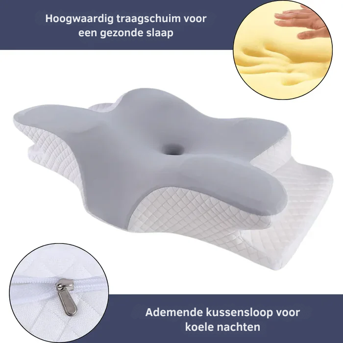 ComfortCloud Pillow – Luxe Orthopedisch Memory Foam Hoofdkussen
