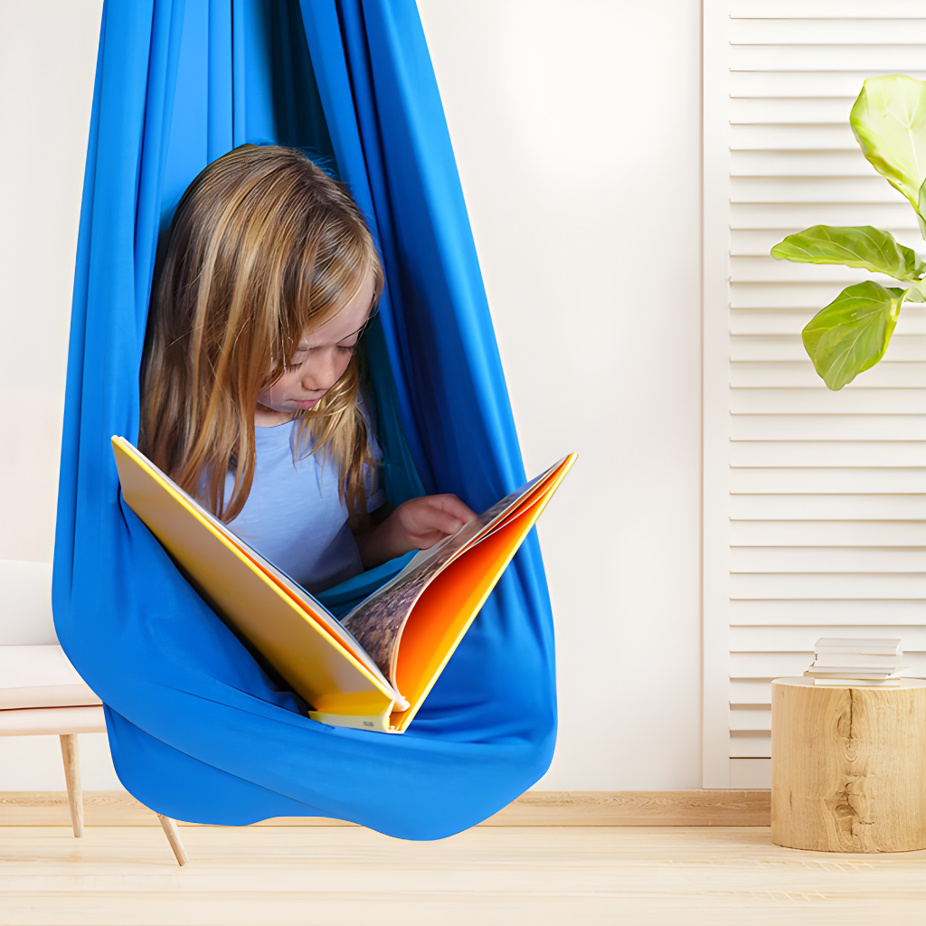 Kinderschommel – Indoor Hangstoel – Zachte Stoffen Schommel voor Kinderen