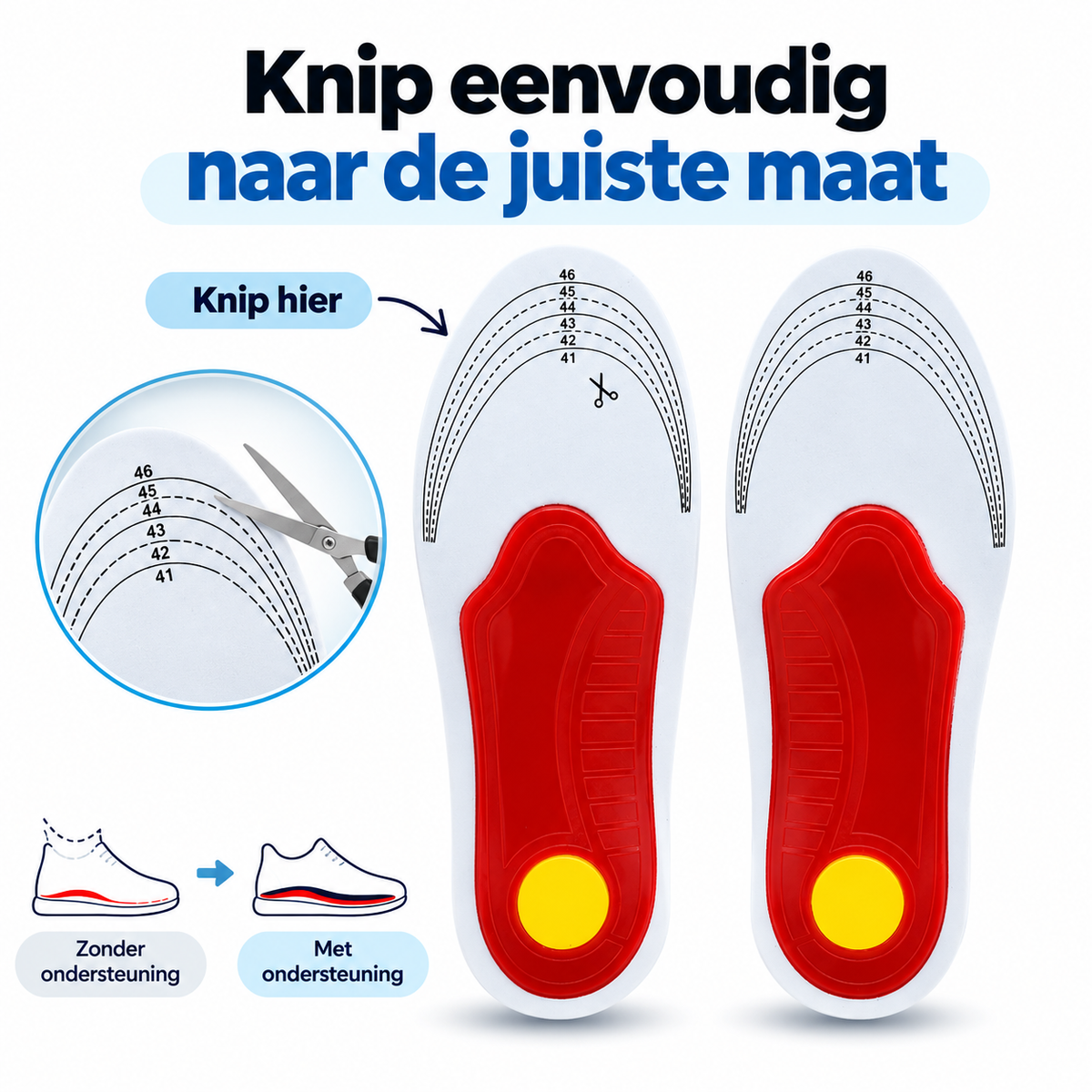 Fittershape ErgoSteg Zolen – versterkte voetboogondersteuning