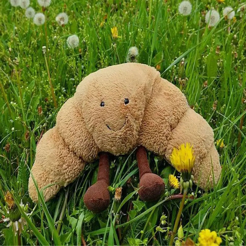 Croissant Knuffel – Zacht en Schattig – Voor Kinderen en Volwassenen