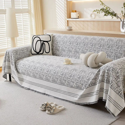 bankhoes – comfortabele stof – voor bank of fauteuil