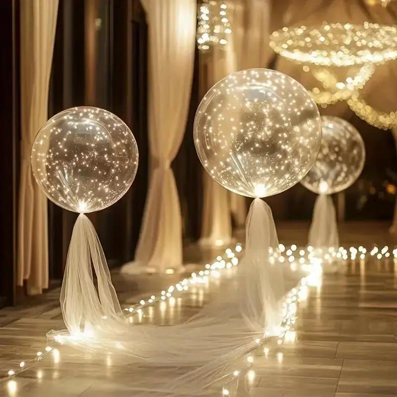 LED ballonnen – Warm wit licht – Draadverlichting – Voor tuin & feestdecoratie