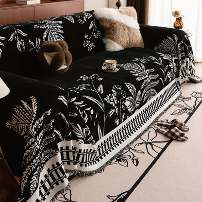 bankhoes met bloemenprint – elegante bescherming voor bank of fauteuil