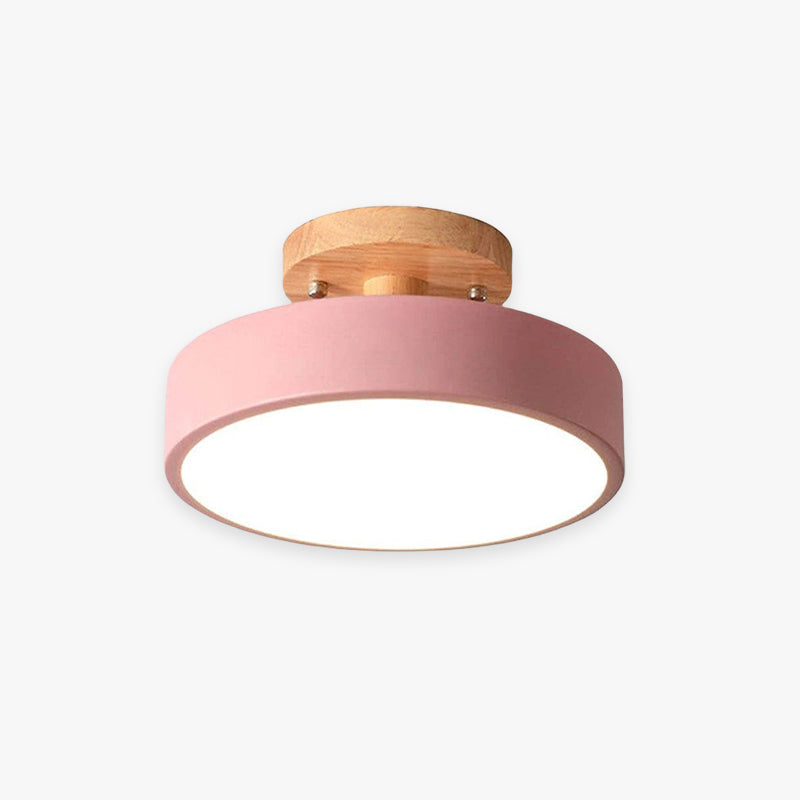 Plafondlamp – Houten Afwerking – Modern en Sfeervol