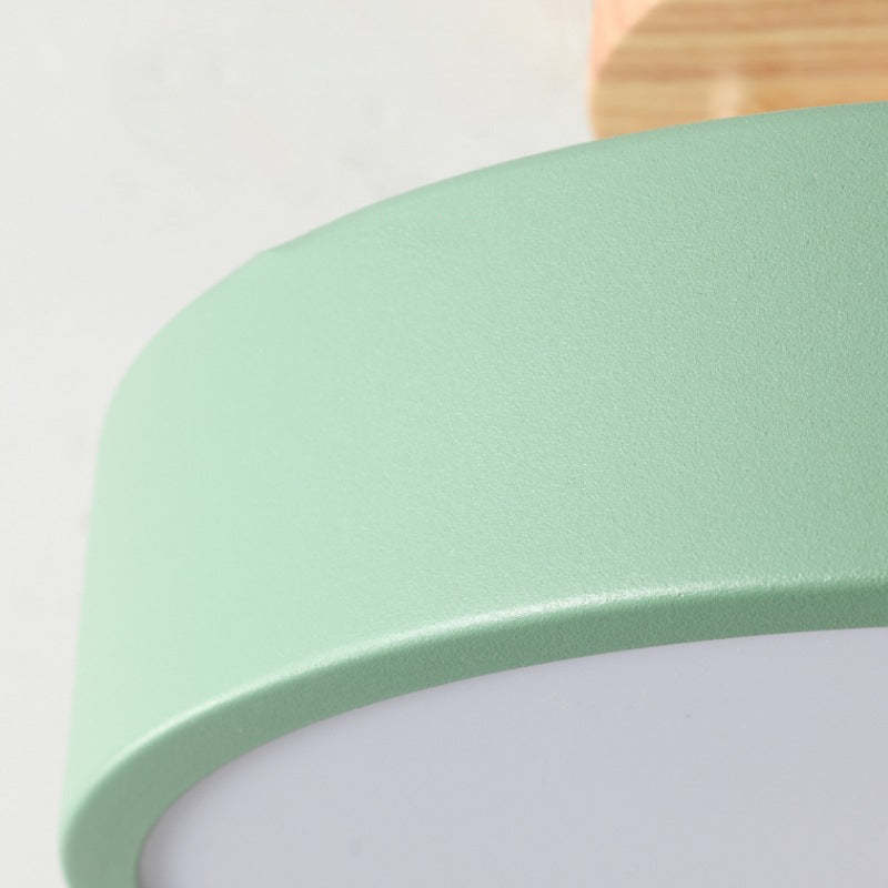 Plafondlamp – Houten Afwerking – Modern en Sfeervol