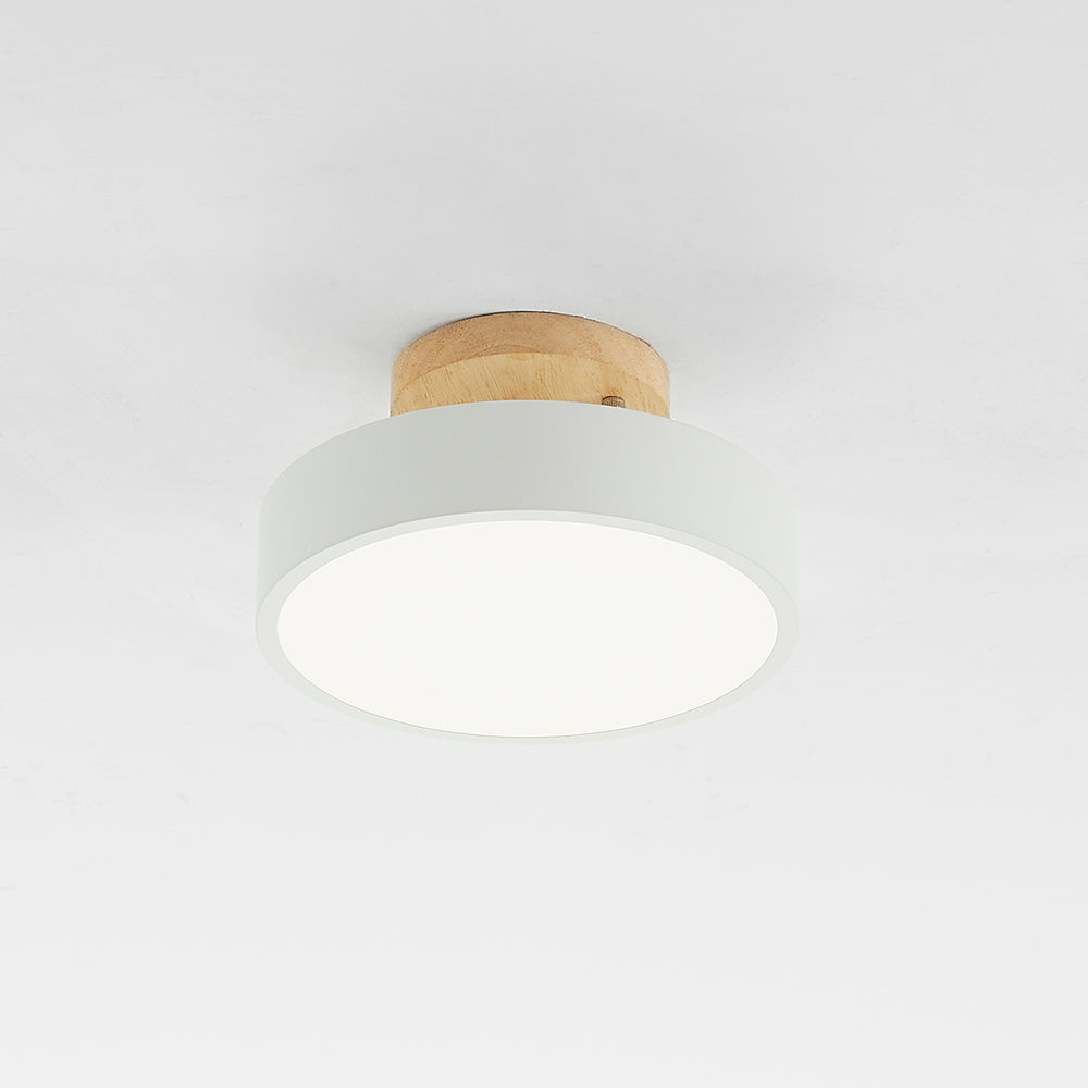 Plafondlamp – Houten Afwerking – Modern en Sfeervol