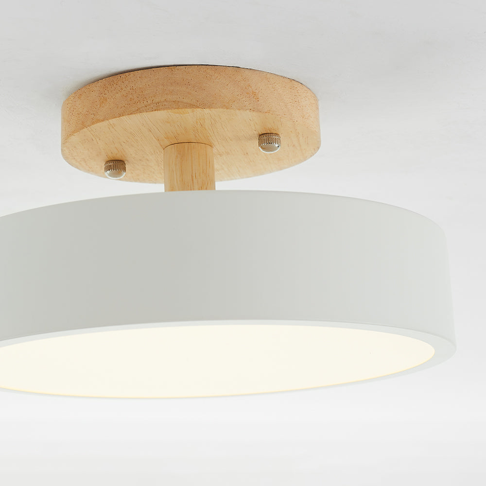 Plafondlamp – Houten Afwerking – Modern en Sfeervol
