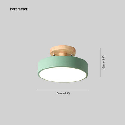 Plafondlamp – Houten Afwerking – Modern en Sfeervol