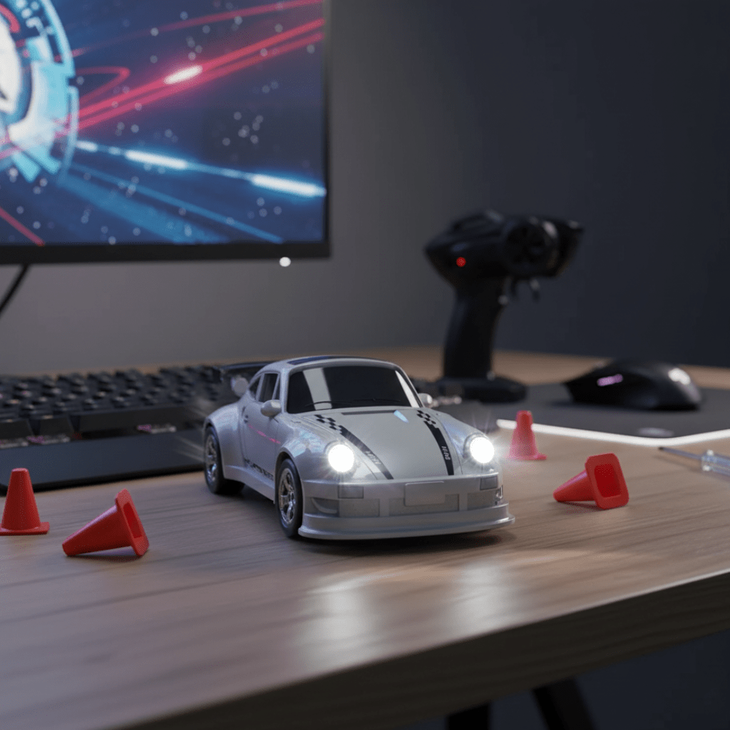 RC Drift Auto – Met Afstandsbediening – Inclusief Roadblocks