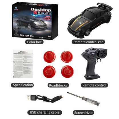 RC Drift Auto – Met Afstandsbediening – Inclusief Roadblocks