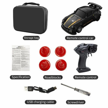 RC Drift Auto – Met Afstandsbediening – Inclusief Roadblocks