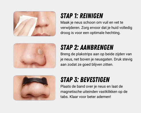 Neusdilator – Ademhalingsondersteuning – Voor Beter Slapen & Sporten