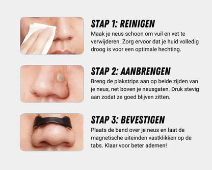 Neusdilator – Ademhalingsondersteuning – Voor Beter Slapen & Sporten
