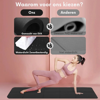 Yoga Mat – EVA Materiaal – Waterproof – Voor Yoga en Fitness