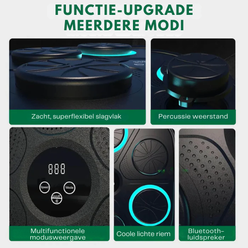 Interactie Bokstrainer – LED lichten – Verstelbare intensiteit – Voor thuisfitness