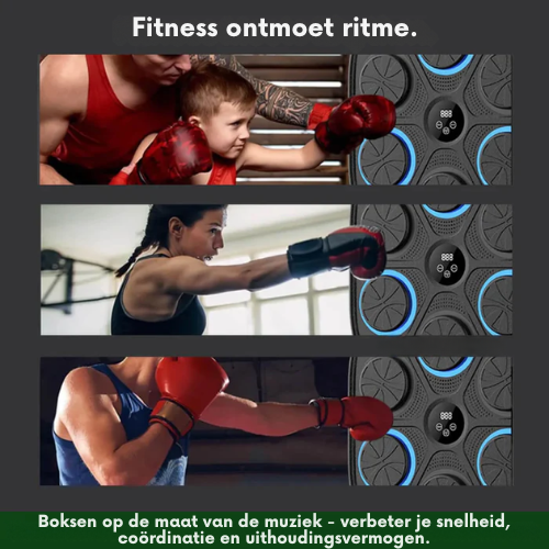 Interactie Bokstrainer – LED lichten – Verstelbare intensiteit – Voor thuisfitness