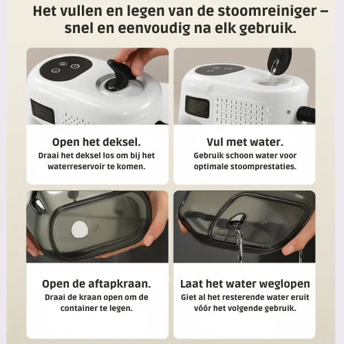Stoomreiniger – Multifunctioneel – Voor Diepe Reiniging van Huishoudelijke Oppervlakken