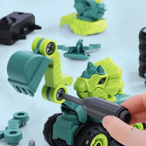 Bouwtruck Speelset – Voor Kinderen – Met Verwijderbare Onderdelen