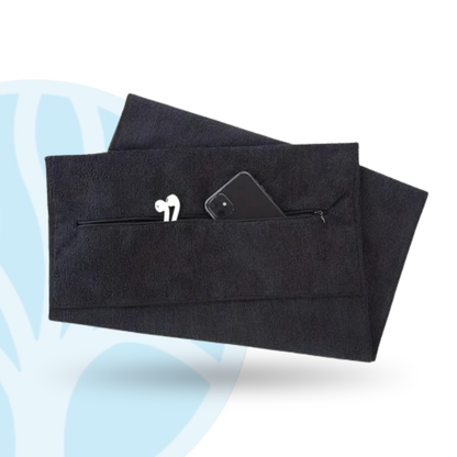 Sport Handdoek – Met Opbergvak – Voor Sportschool en Fitness