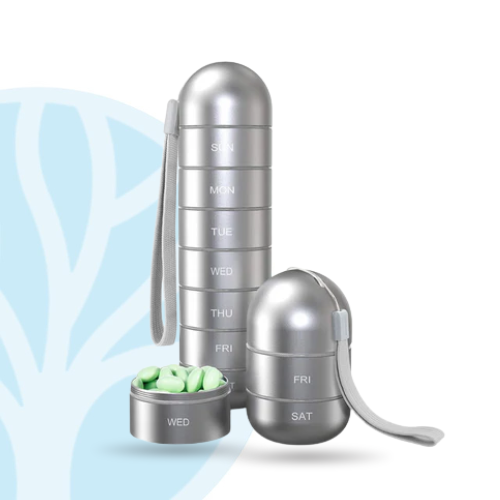 Medicatiedoos – 7 Dagen – Voor Organisatie van Pillen en Vitaminen