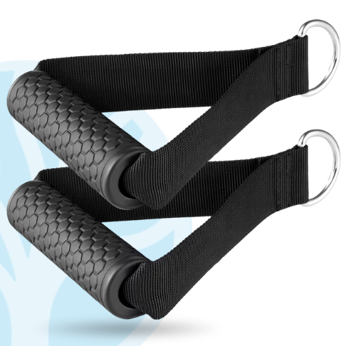 Fitness Handgrepen – Verstelbare Band – Voor Kabelmachine Training