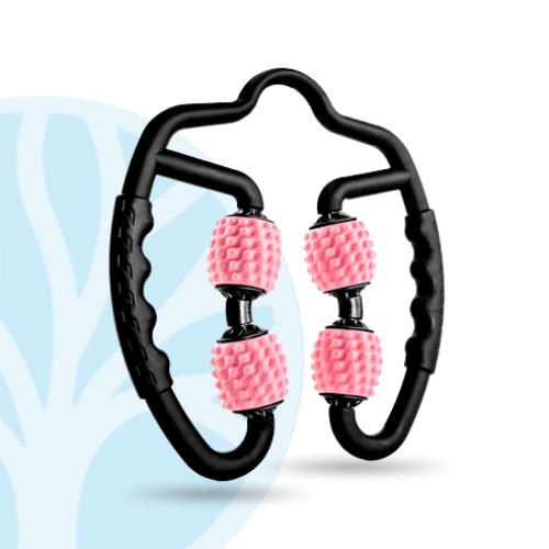 Massage Roller – Verstelbaar – Dubbele Bal – Voor Spierontspanning en Herstel