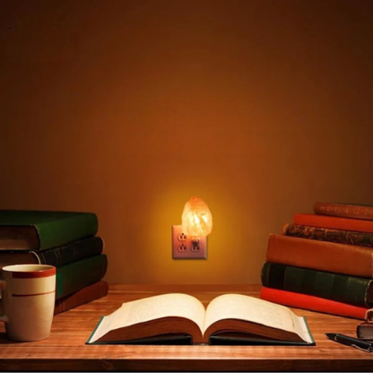 Himalaya Zoutlamp – Nachtlamp – Met Aansluiting – Voor Slaapkamer