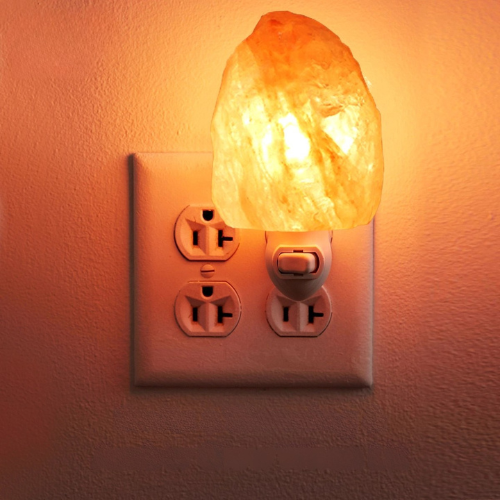 Himalaya Zoutlamp – Nachtlamp – Met Aansluiting – Voor Slaapkamer