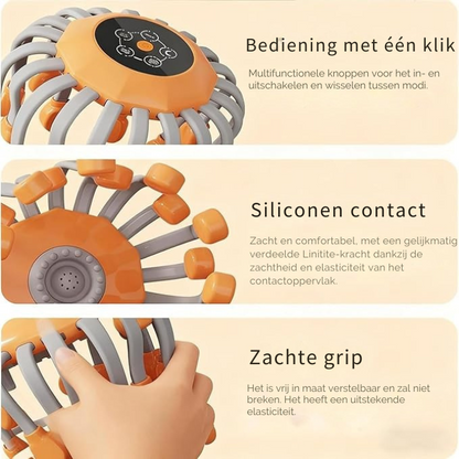 Octopus Massage Kop – 20 Massagetechnieken – Voor Hoofd en Nek