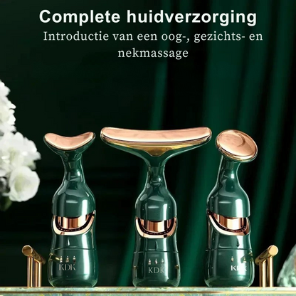 3-in-1 Gezicht, Nek en Oog Massager – Voor Spierontspanning en Huidverzorging
