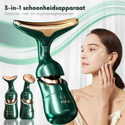 3-in-1 Gezicht, Nek en Oog Massager – Voor Spierontspanning en Huidverzorging