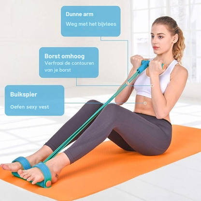 Weerstandsband – Handgrepen – Voor Spiertraining en Fitness