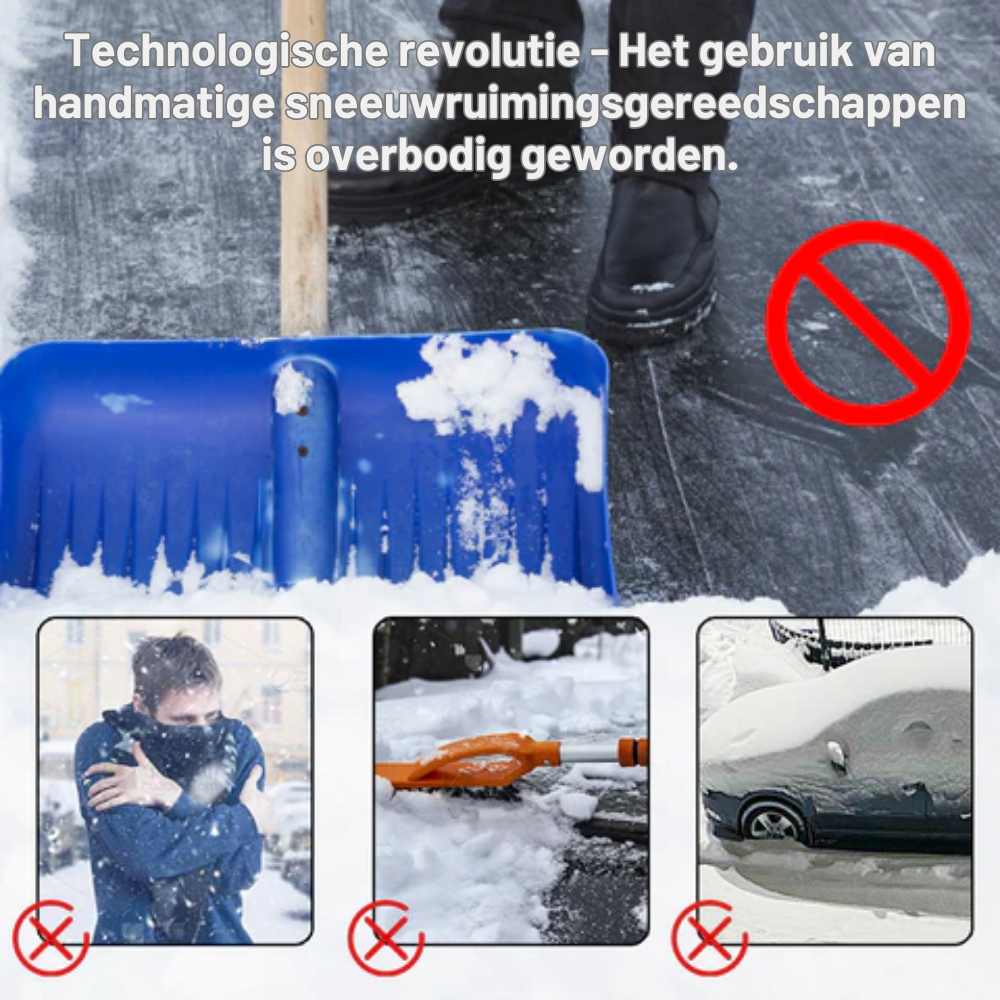 Sneeuwverwijderaar voor Auto – Ultrasone technologie – Voor sneeuw en ijs