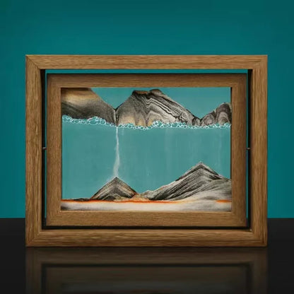 Zandkunst schilderij – Bewegend – 3D-effect – Voor muurdecoratie