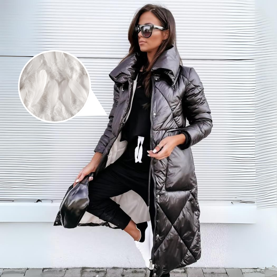 Dames Puffer Jas – Lange Deken – Warme Winterjas